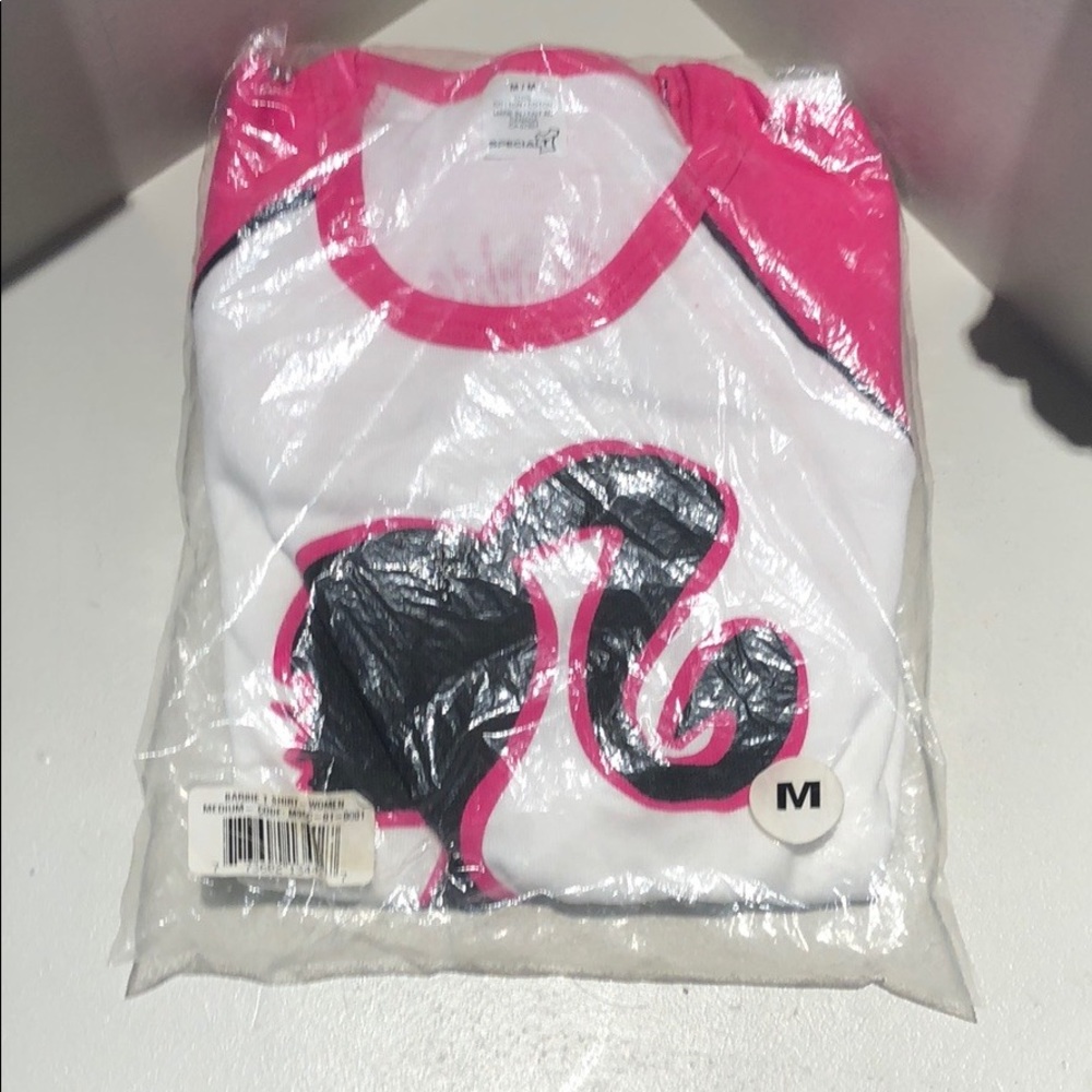 Mac Barbie Rare Collector Baseball T 3/4 sleeves.